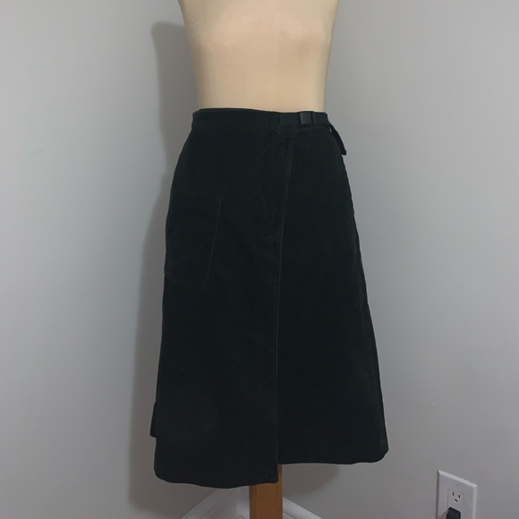 Corduroy Wrap-Around Skirt - Picture 1 of 4